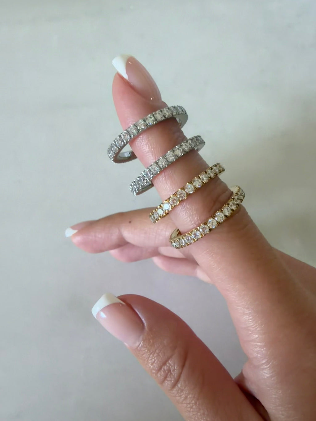 MAYTAL DIAMOND STACKER RING