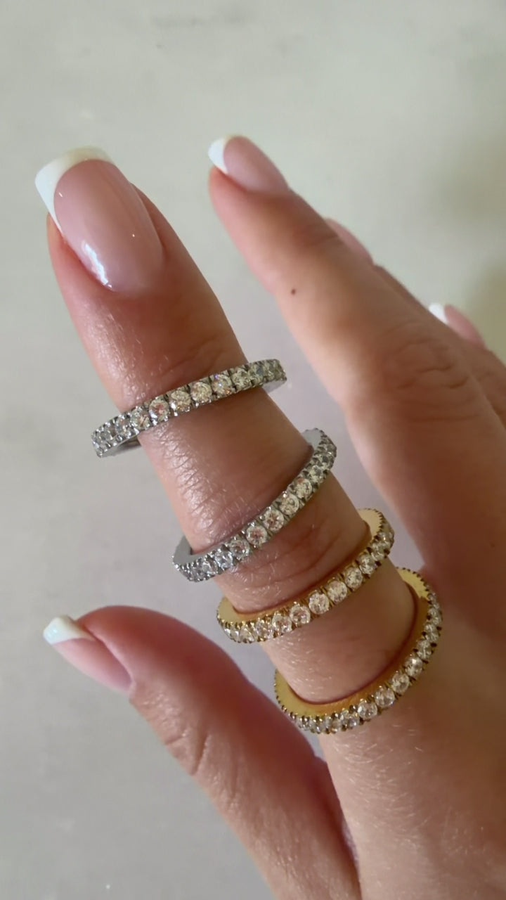 MAYTAL DIAMOND STACKER RING