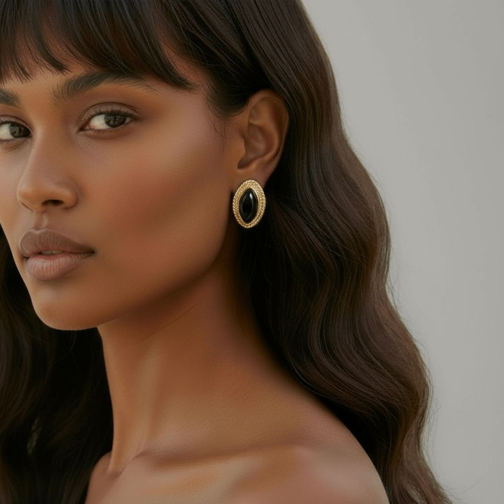 Onyx Earring