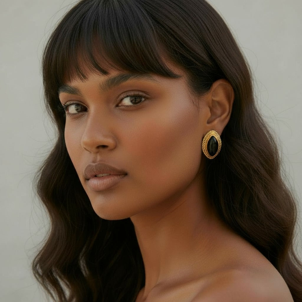 Onyx Earring
